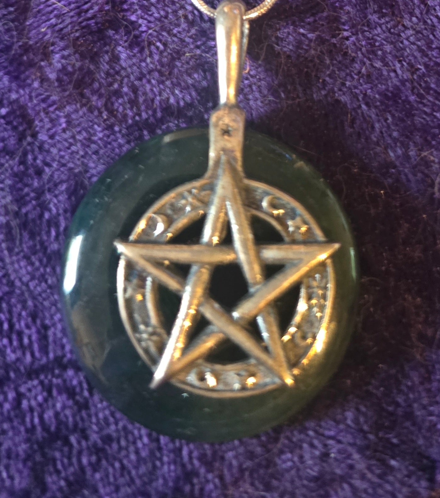 Crystal Pentagram Necklace