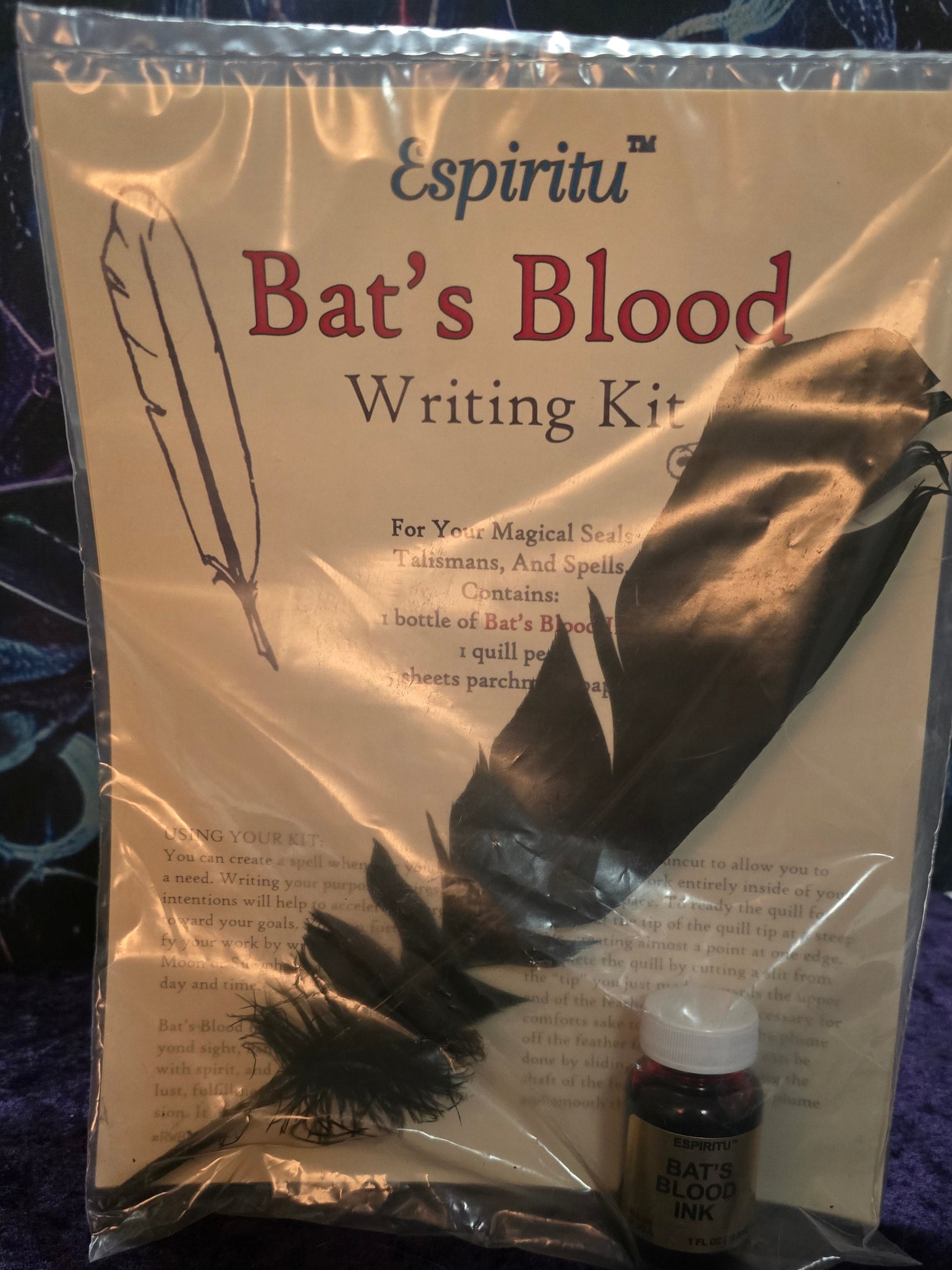 Writing Kit - Bat's Blood Ink