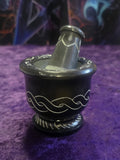 Mortar & Pestle- Black Soapstone