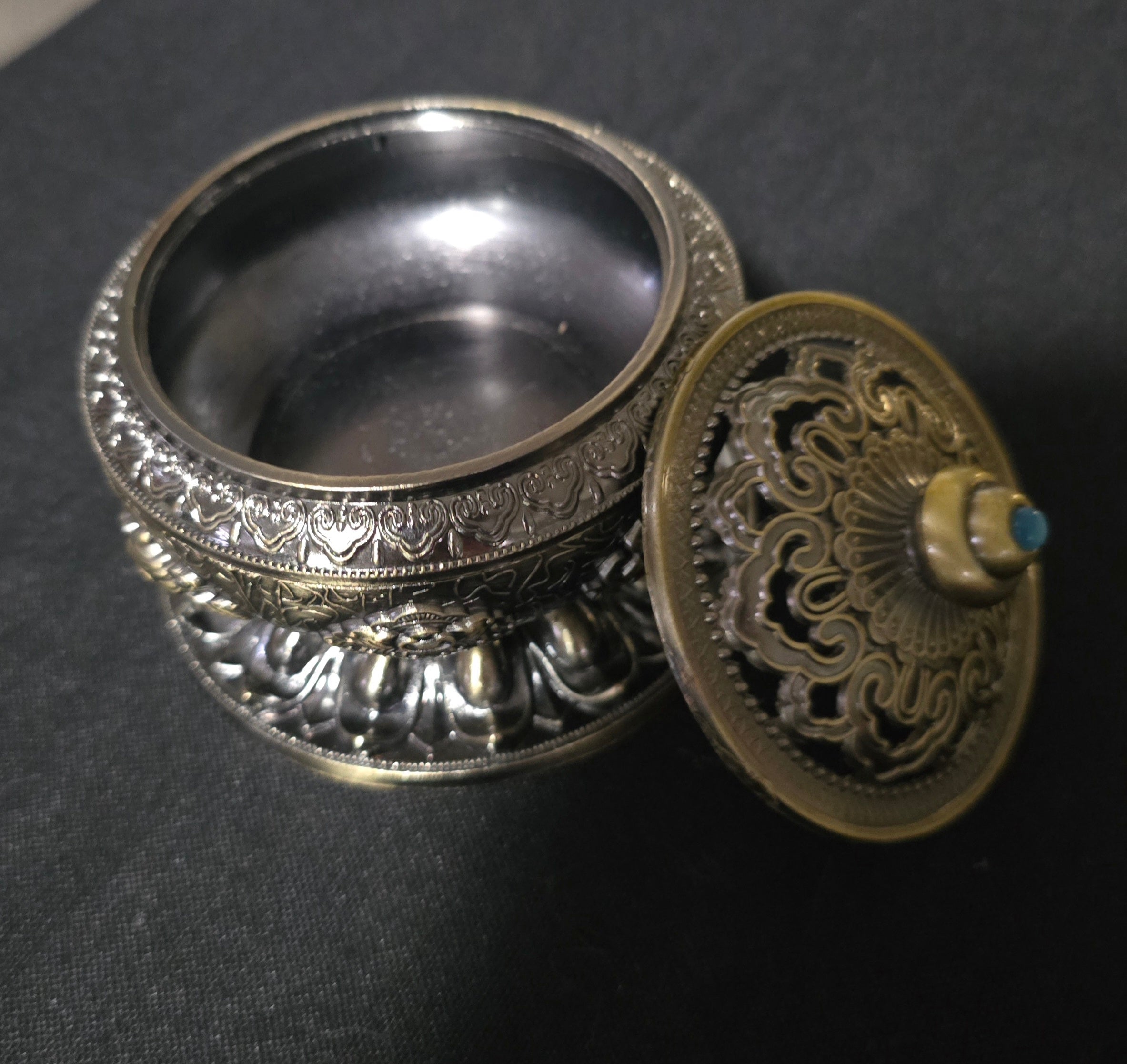 Tibetan Brass Incense Burner