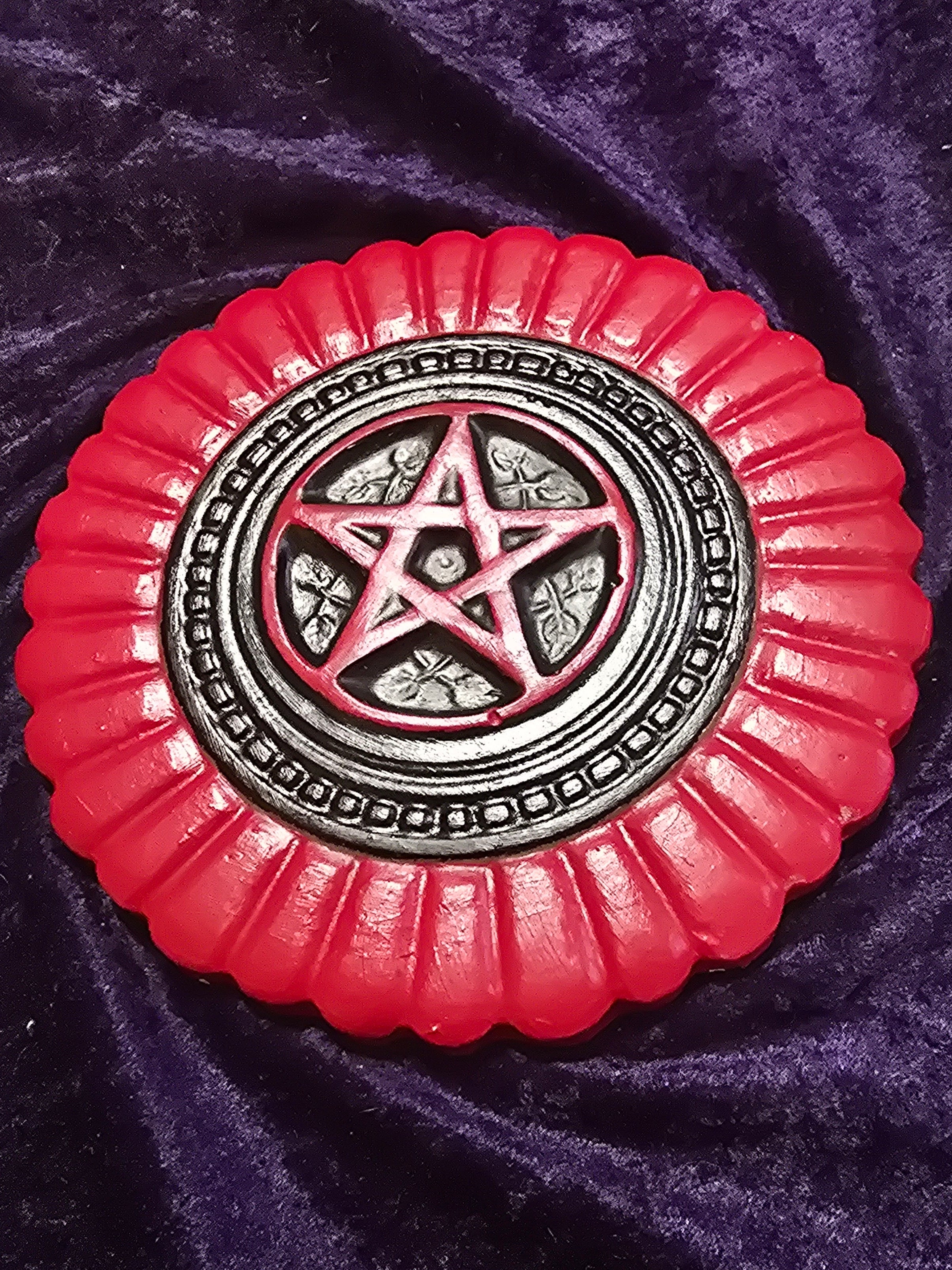 Altar Pentagram- Red